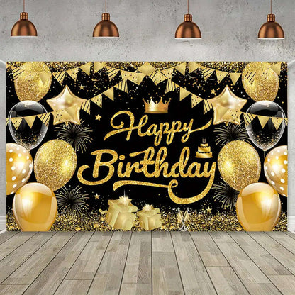 1 piece Happy Birthday decoration banner