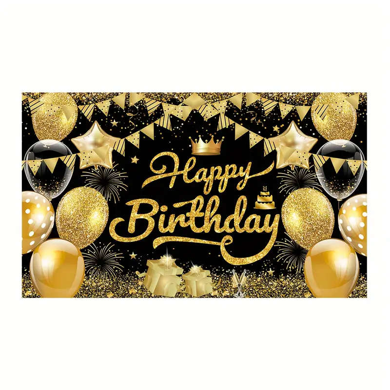 1 piece Happy Birthday decoration banner