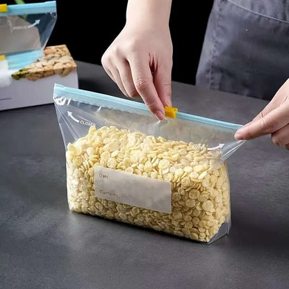 15 leak-proof airtight freezer bags