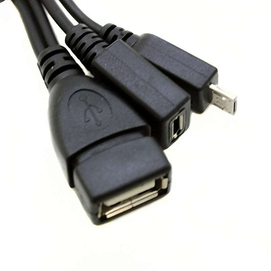 1 Pack OTG Cable USB Port Terminal Adapter for Fire TV 3rd 2nd Gen Fire Stick Samsung Galaxy S I