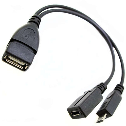 1 Pack OTG Cable USB Port Terminal Adapter for Fire TV 3rd 2nd Gen Fire Stick Samsung Galaxy S I