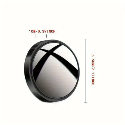 2 360 degree adjustable blind spot mirrors