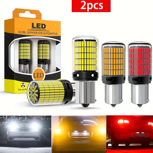 2 LED car bulbs