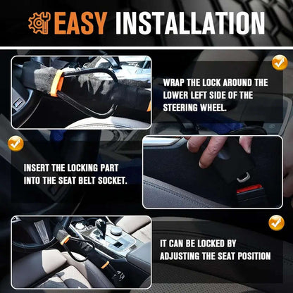 Cut-resistant steel anti-theft device