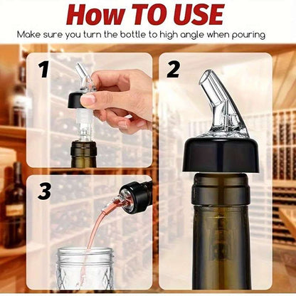 4 automatic wine pourers