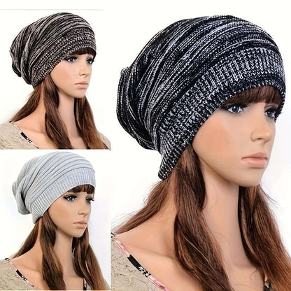 Knitted ski hat
