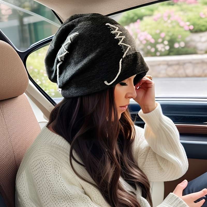 Lightweight and stylish loose beanie