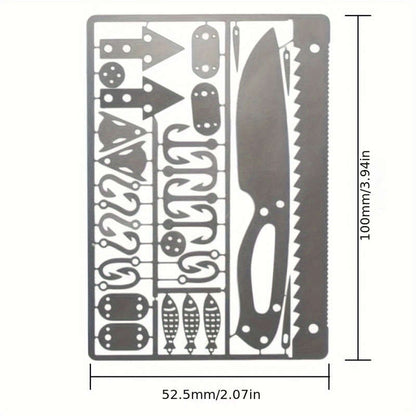 Stainless Steel Multi-Tool Card