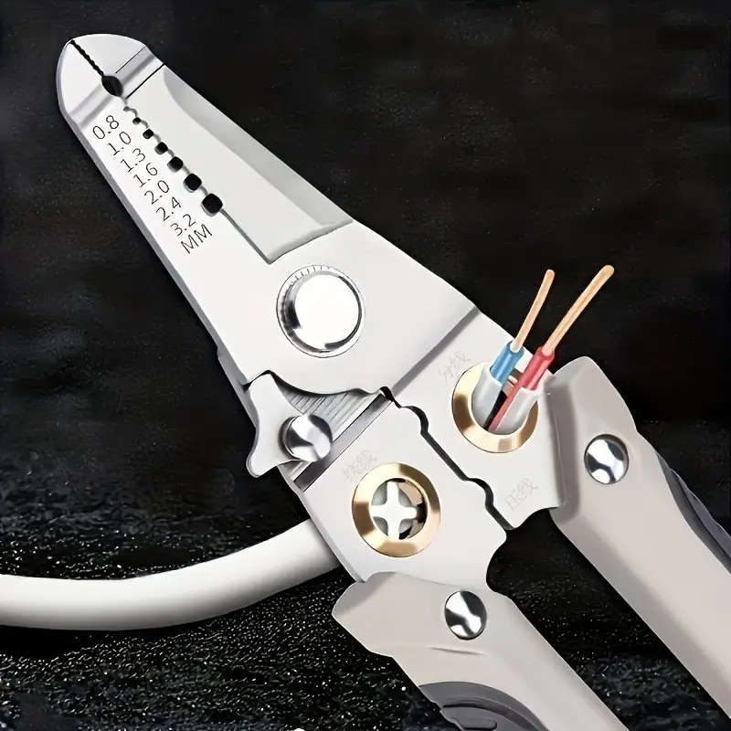 Heavy-duty stainless steel pliers and wire strippers