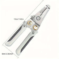 Heavy-duty stainless steel pliers and wire strippers