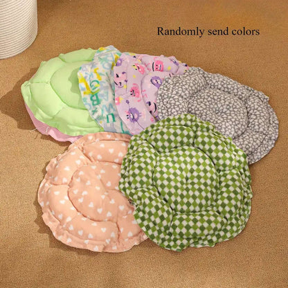 Comfy Pumpkin Themed Pet Bed (Small)