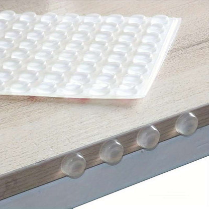 100 Self-adhesive Rubber Door Stoppers