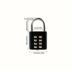 1pc Combination Padlock Rotary Dial Security Code Lock for Luggage Drawer Bicycle C