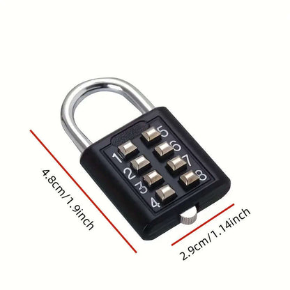 1pc Combination Padlock Rotary Dial Security Code Lock for Luggage Drawer Bicycle C