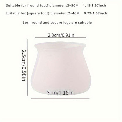 20 pieces silicone furniture leg protectors