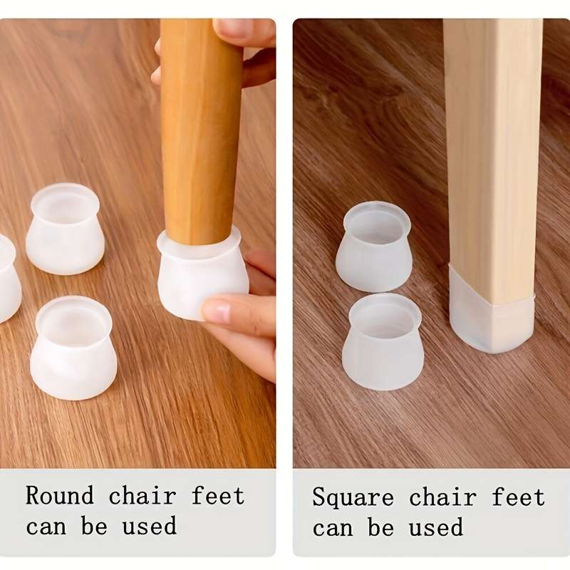 20 pieces silicone furniture leg protectors