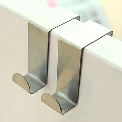 3 stainless steel door hooks