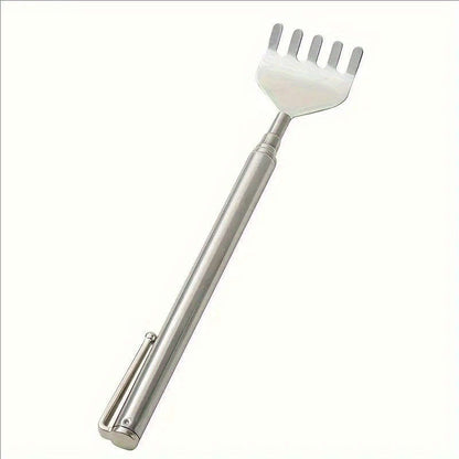 Multifunctional retractable back scratcher