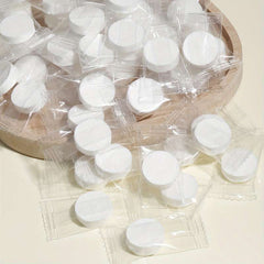 50 pieces of compressed towel portable disposable mini compressed coin paper towel toilet paper