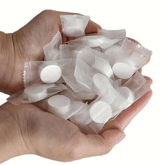 50 pieces of compressed towel portable disposable mini compressed coin paper towel toilet paper