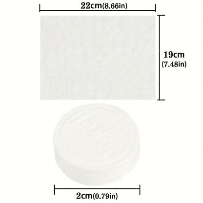 50 pieces of compressed towel portable disposable mini compressed coin paper towel toilet paper