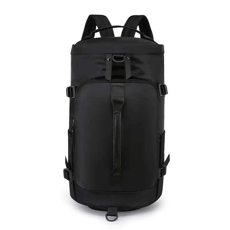 4.6 Gallon Black Multi-Compartment Fishing Backpack