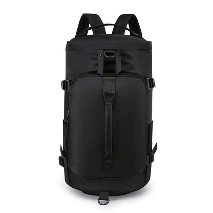 4.6 Gallon Black Multi-Compartment Fishing Backpack