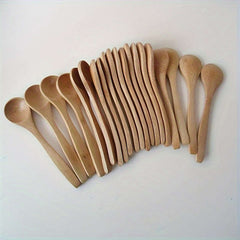 Set of 6 bamboo spoons