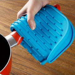 Silicone pot holder heat-resistant tripod