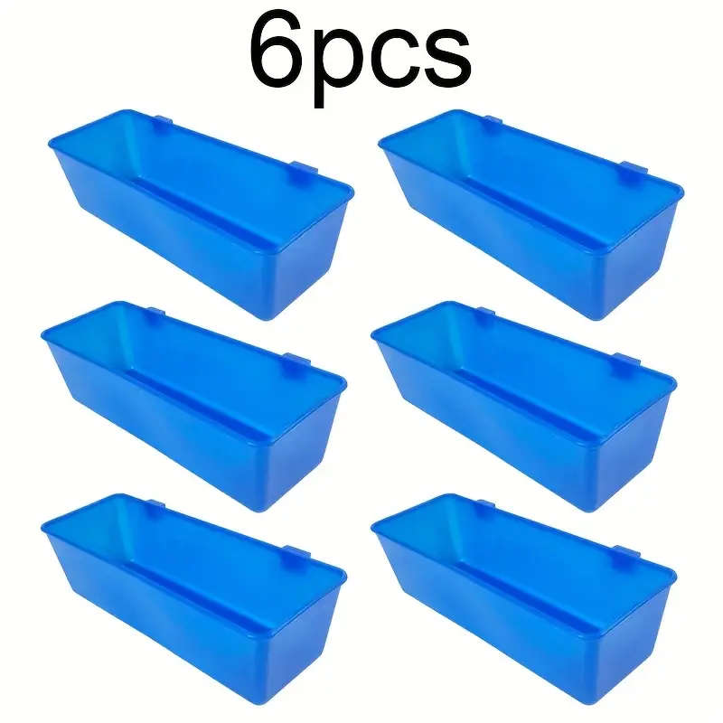 6-pack poultry feeding hanging bowls
