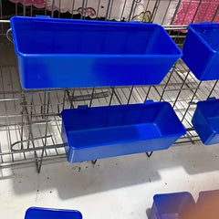 6-pack poultry feeding hanging bowls