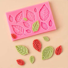 1 x Silicone Leaf Shape Cake Decoration Mold