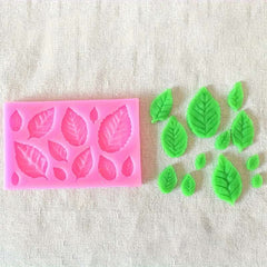1 x Silicone Leaf Shape Cake Decoration Mold