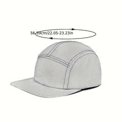 1 x Comfortable Breathable 5-Panel Hiking Trail Running Cap Printed Pattern Baseball Cap