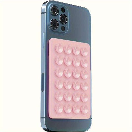 1 x Premium Silicone Suction Cup Phone Holder - Strong Single-Sided Adhesion for iPhone and