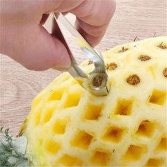 Pineapple eye peeler kitchen stainless steel seed remover cutting clip practical