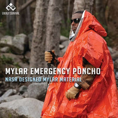 Emergency survival raincoat
