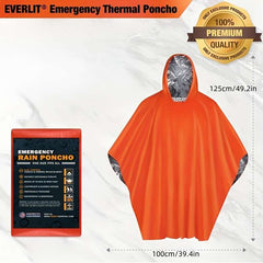 Emergency survival raincoat