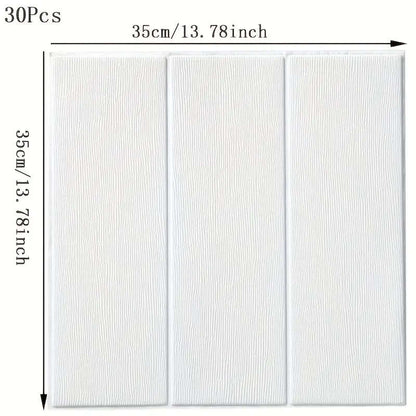 30 washable and reusable self-adhesive wood grain wall stickers