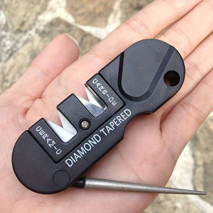 4-in-1 portable knife sharpening tool