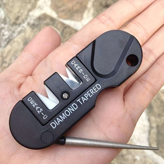 4-in-1 portable knife sharpening tool