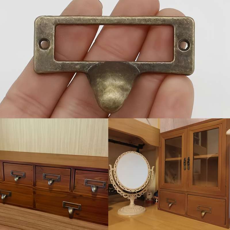 Metal drawer pull