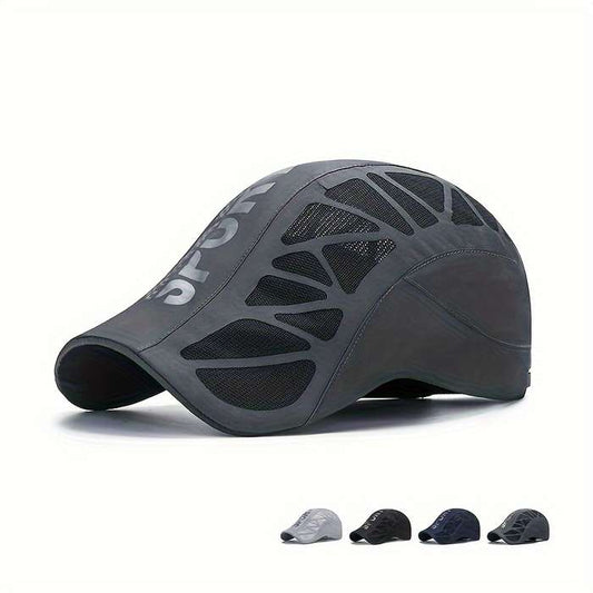 1pcs High Quality Fashion Cool Peaked Cap Sports Printed Breathable Quick Dry Baseball Cap Breathable Mesh