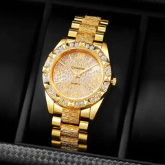 1 set of men's luxury quartz watch