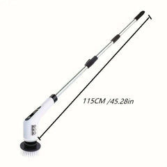 10-piece accessory set 2025 electric spin scrubber