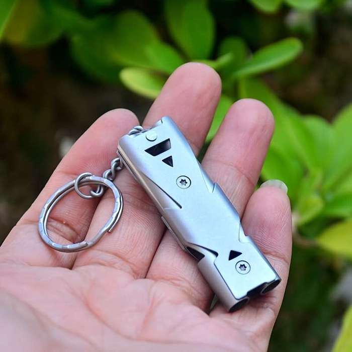 Outdoor survival whistle