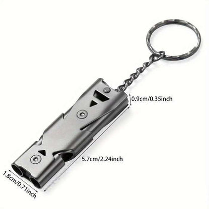 Outdoor survival whistle