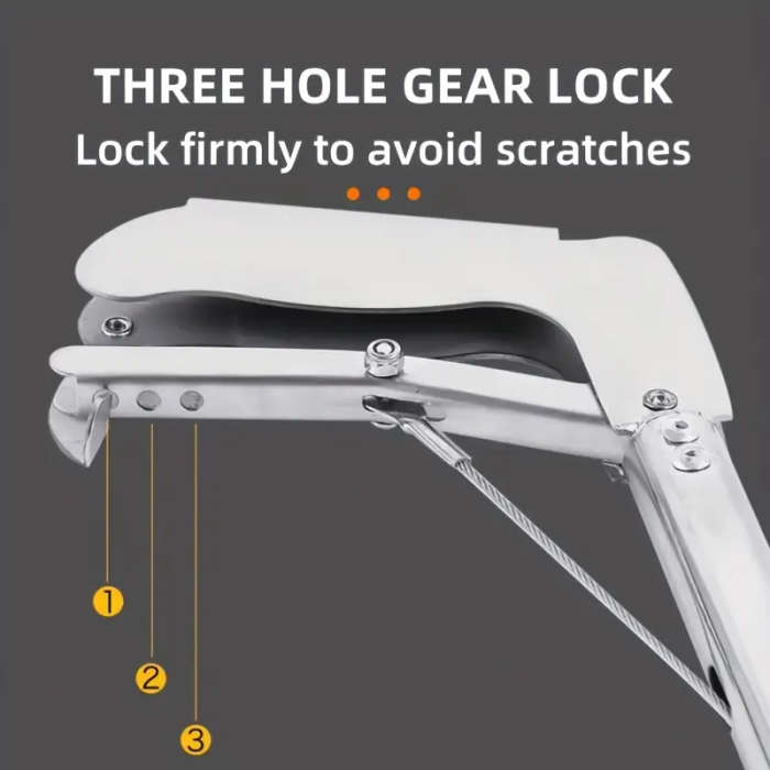 Locking stainless steel snake pliers