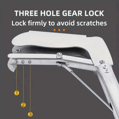 Locking stainless steel snake pliers