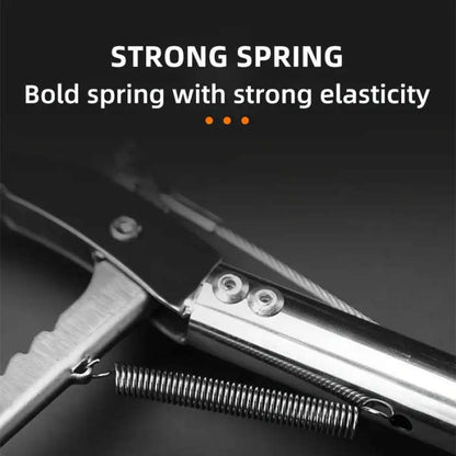 Locking stainless steel snake pliers